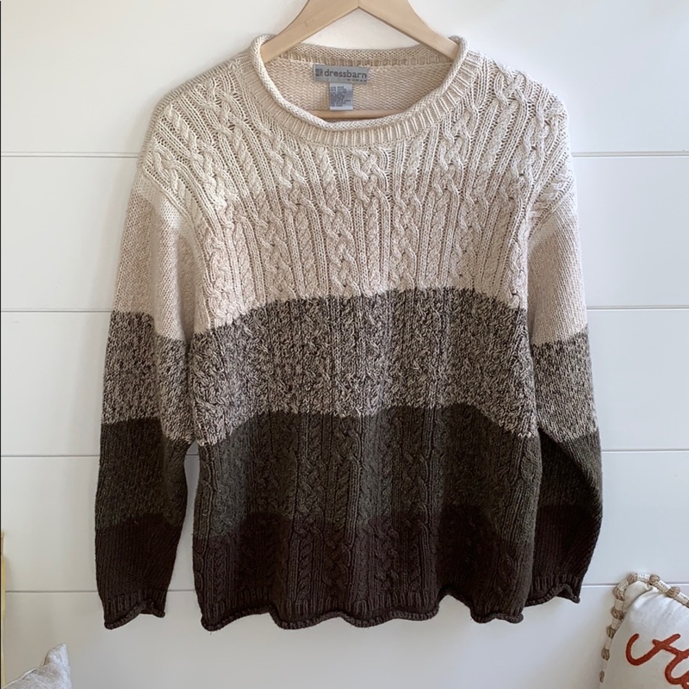 Dress barn Striped sweater